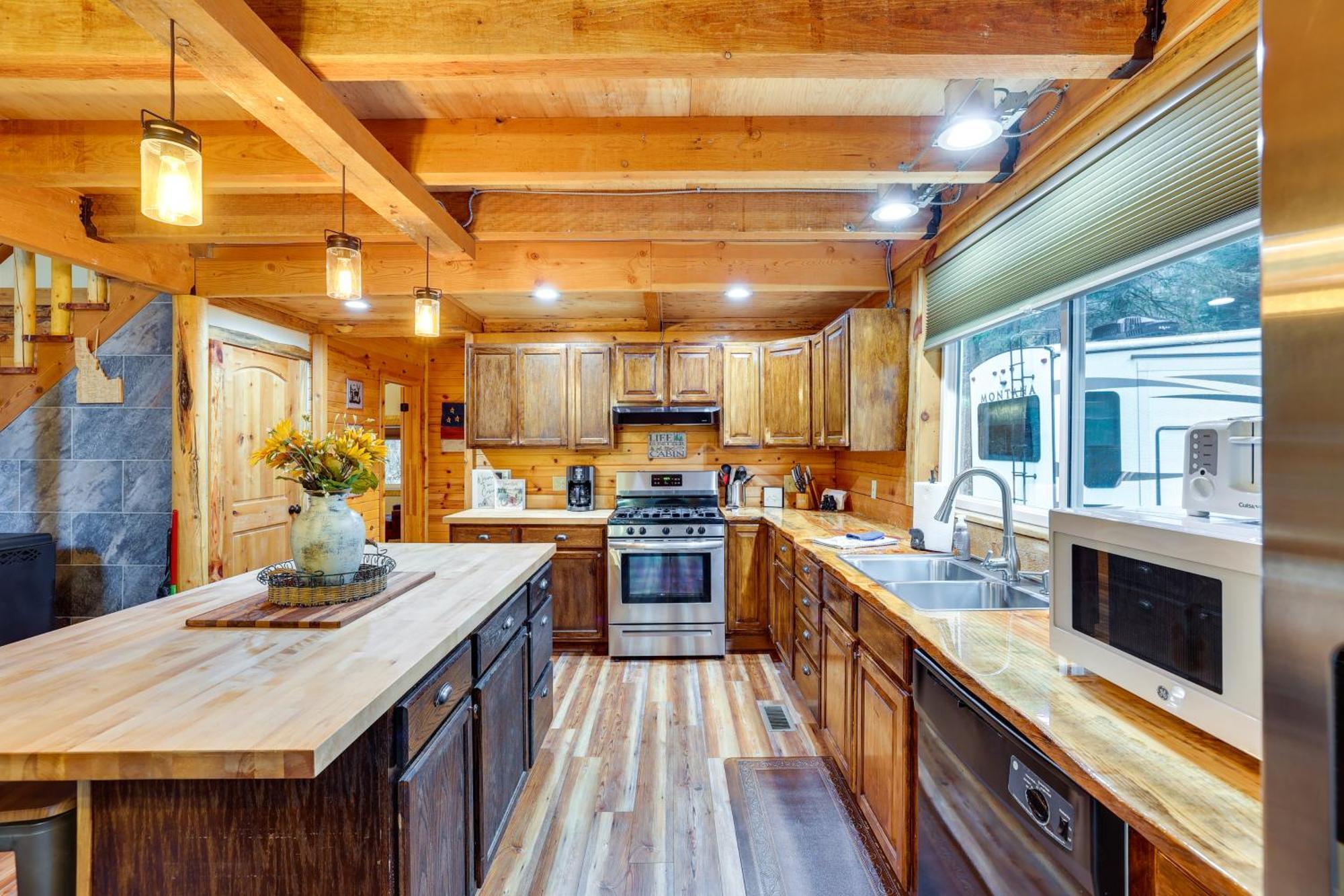 Peaceful Garden Valley Cabin With Private Deck! Crouch Exterior foto