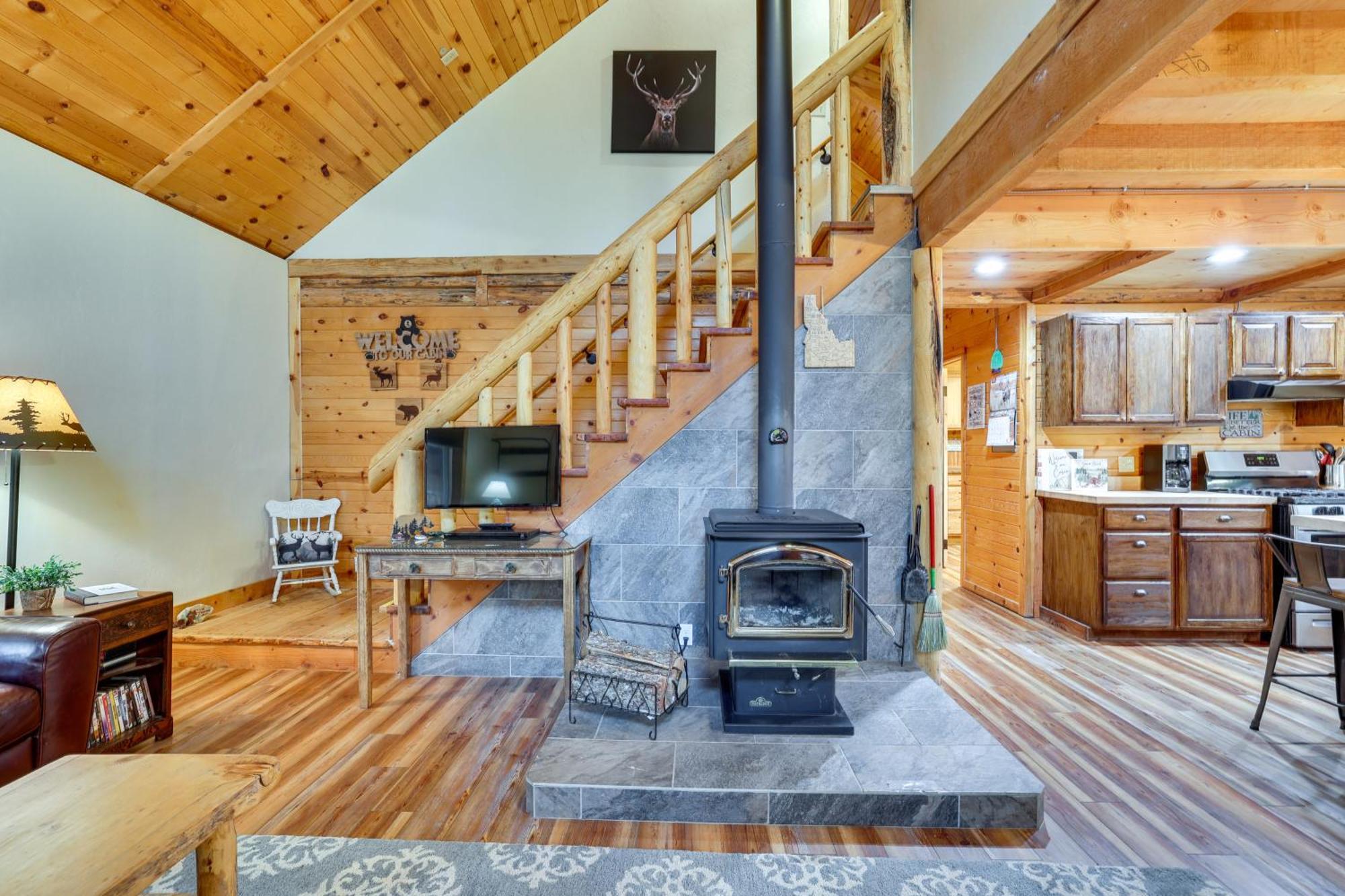 Peaceful Garden Valley Cabin With Private Deck! Crouch Exterior foto