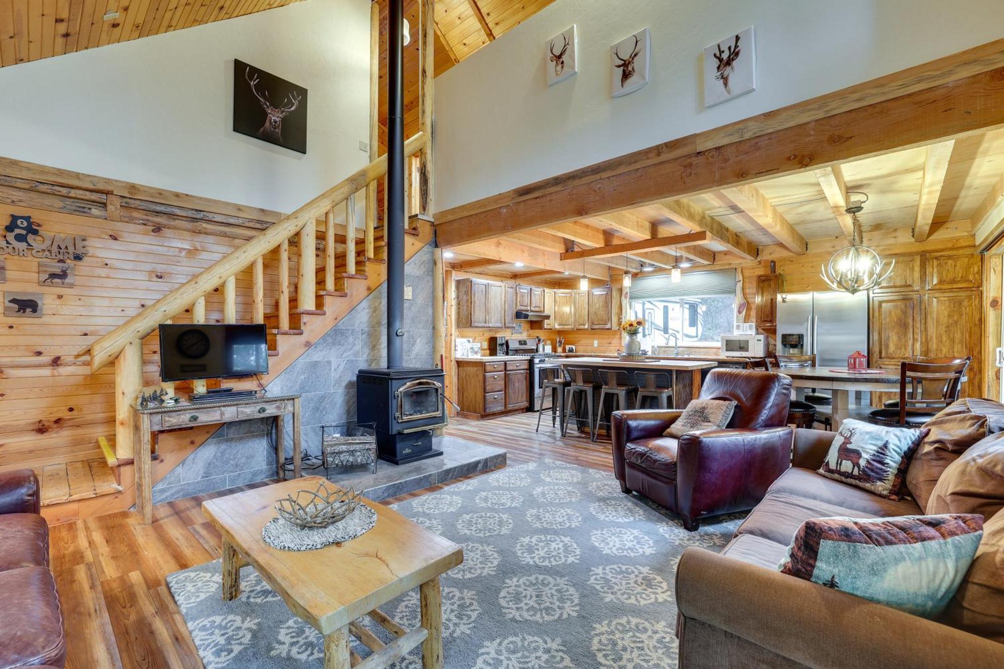 Peaceful Garden Valley Cabin With Private Deck! Crouch Exterior foto