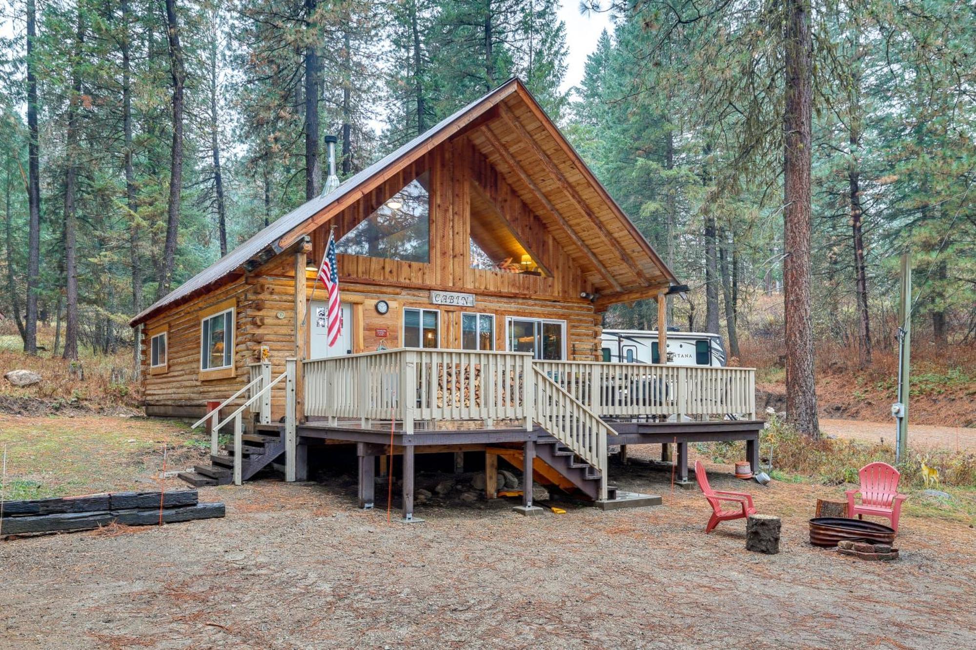 Peaceful Garden Valley Cabin With Private Deck! Crouch Exterior foto